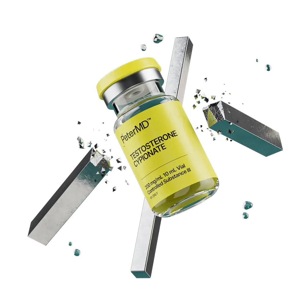 PeterMD Testosterone Cypionate vial